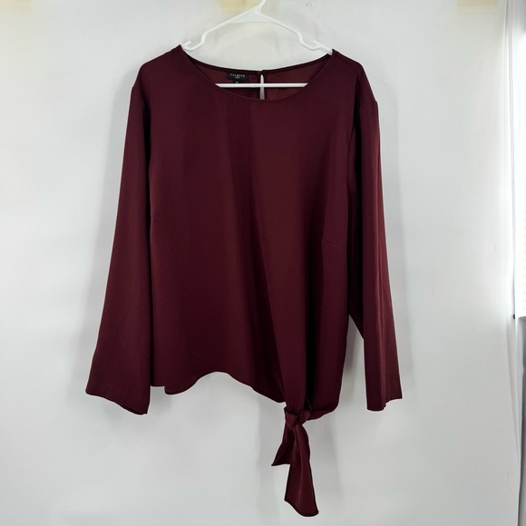 Talbots Elegant Burgundy Women's Top size 3X - Picture 1 of 6
